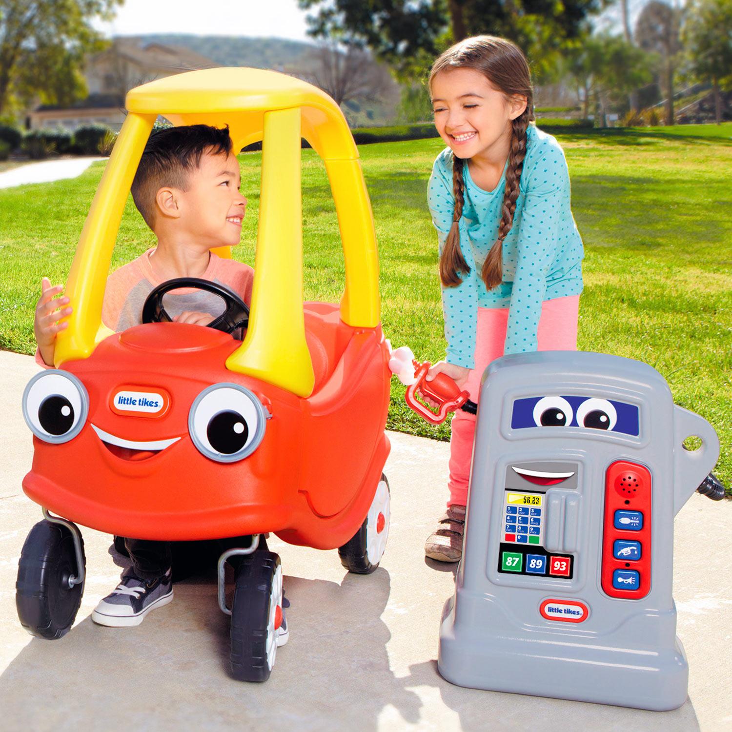 Cozy Coupe® - Foot-Powered Toddler Car with Parent Push Handle with Growing Ride-On Play