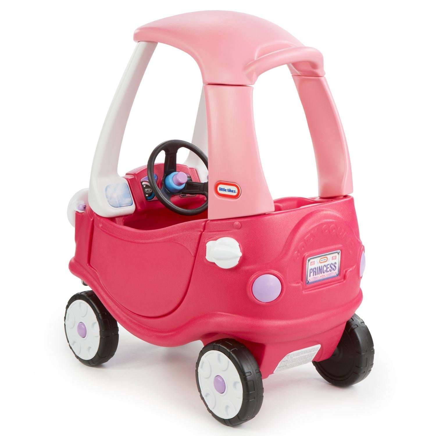 Princess Cozy Coupe® - Princess-Themed Coupe with Removable Floorboard with Parent-Guided and Foot-Powered Play