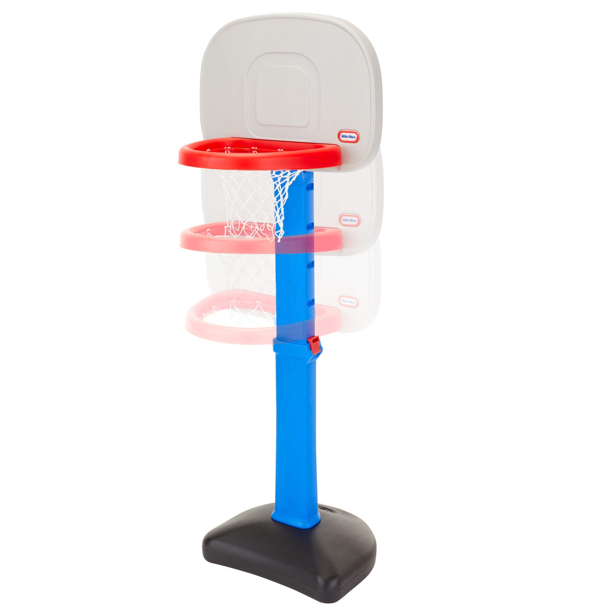 TotSports™ Easy Score™ Basketball Set - Indoor and Outdoor Basketball Set with Kid-Sized Ball with Easy Scoring for Growing Players