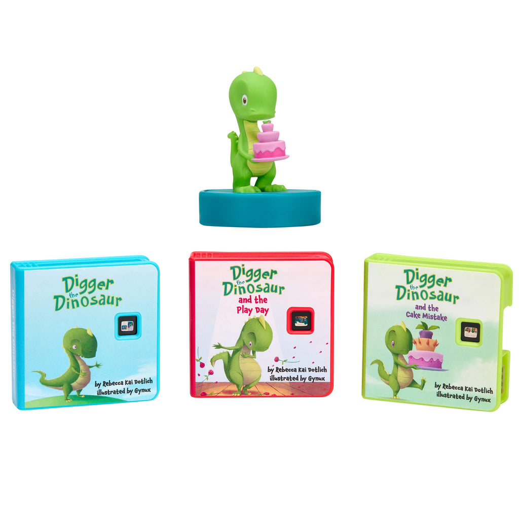 Story Dream Machine™ Harper Collins Digger the Dinosaur - Digger the Dinosaur Pack with Character and Lights with Projected Stories with Sound Effects