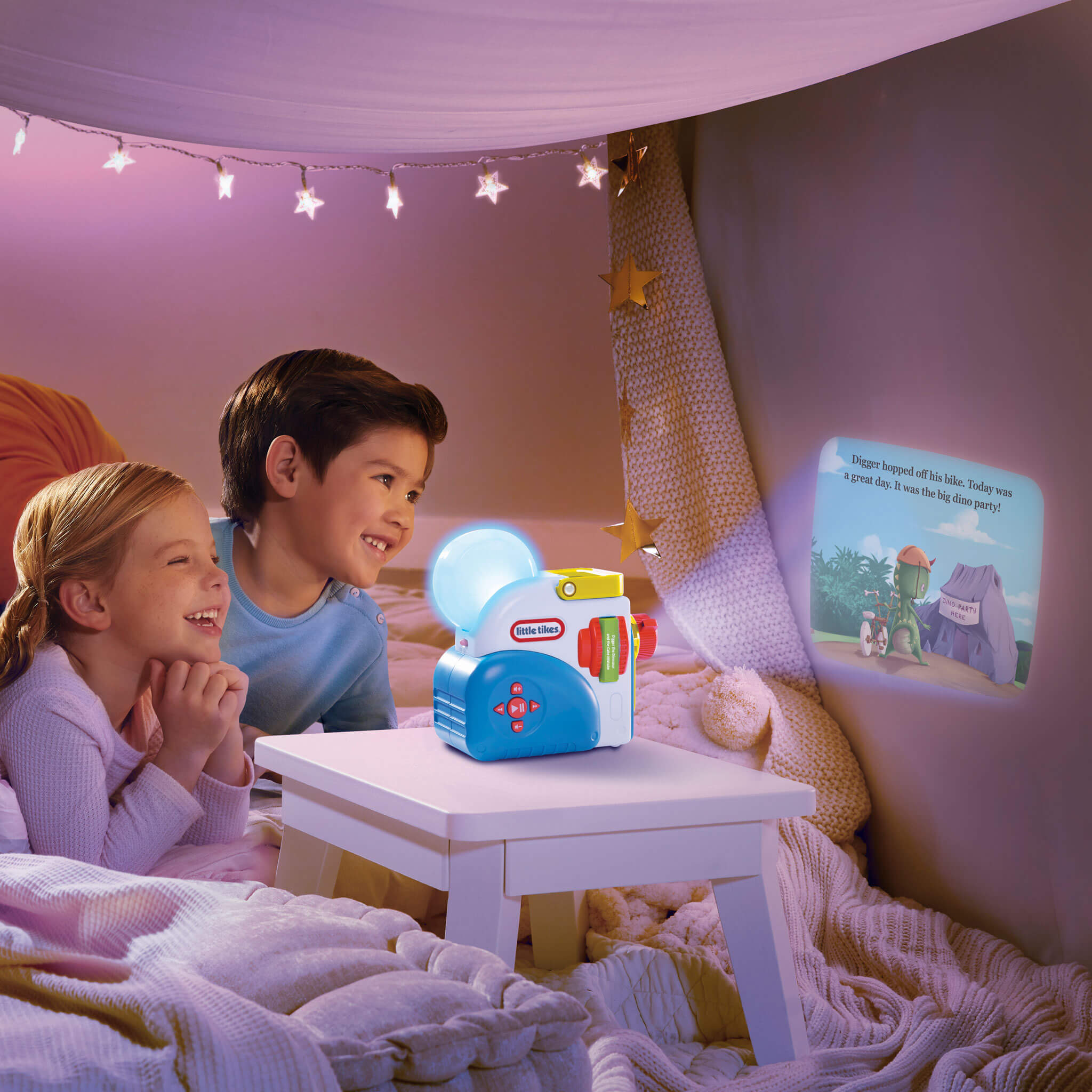 Story Dream Machine™ Harper Collins Digger the Dinosaur - Digger the Dinosaur Pack with Character and Lights with Projected Stories with Sound Effects