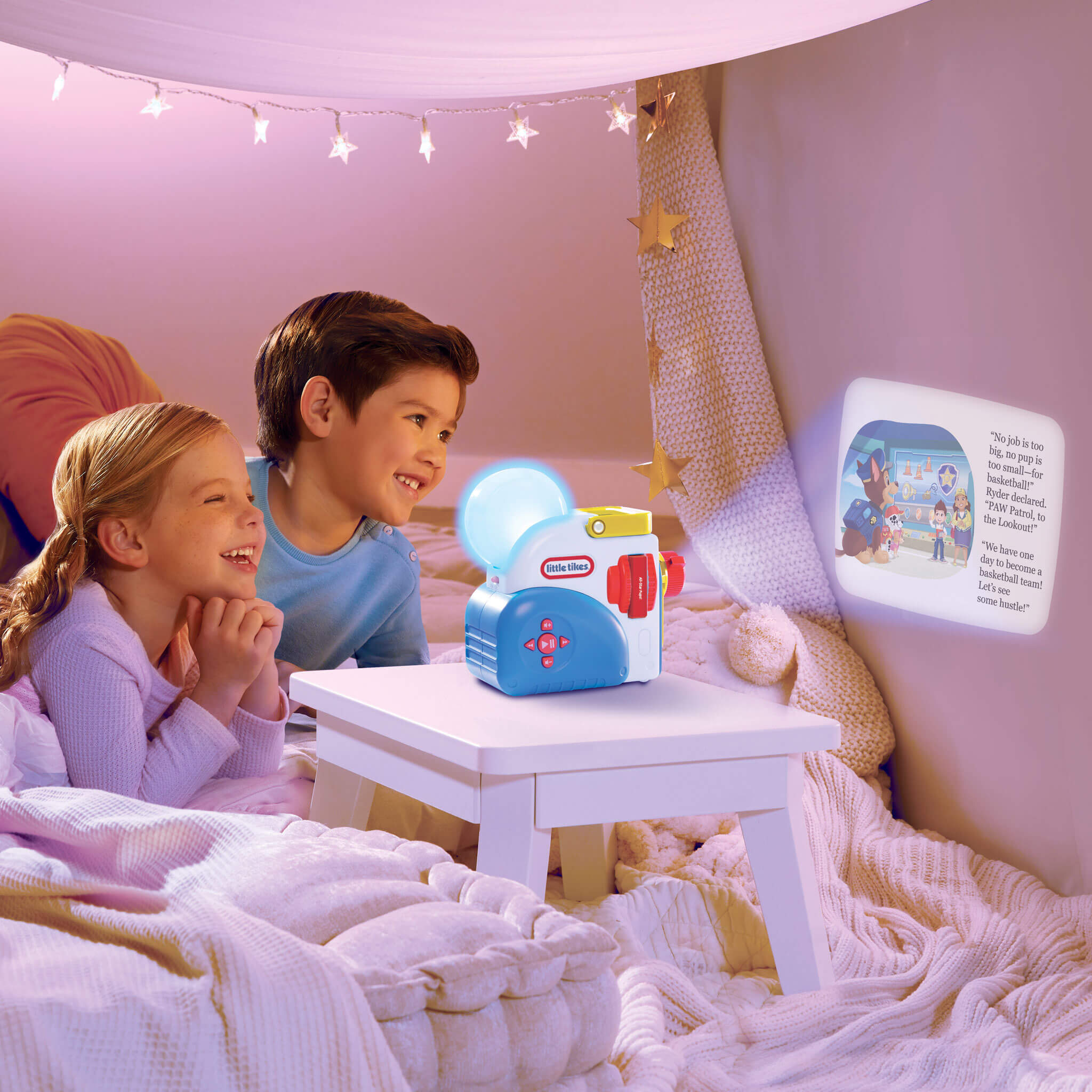 Story Dream Machine™ Paramount PAW Patrol Hero Collection - PAW Patrol Story Collection with Light Effects with Colorful Projected Story Adventures