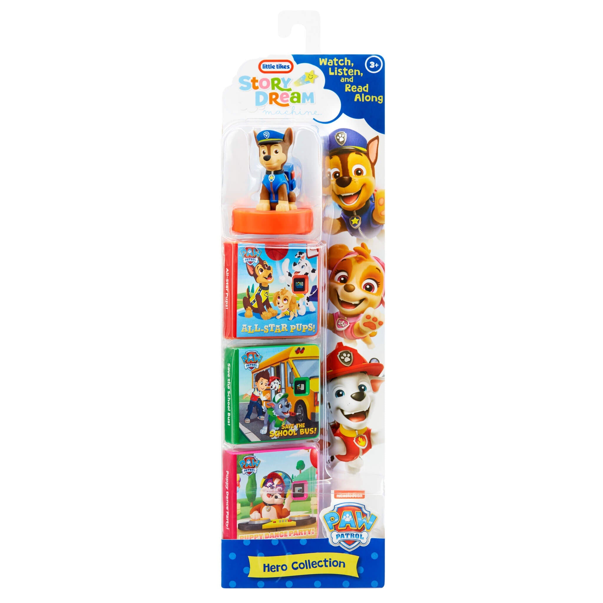 Story Dream Machine™ Paramount PAW Patrol Hero Collection - PAW Patrol Story Collection with Light Effects with Colorful Projected Story Adventures