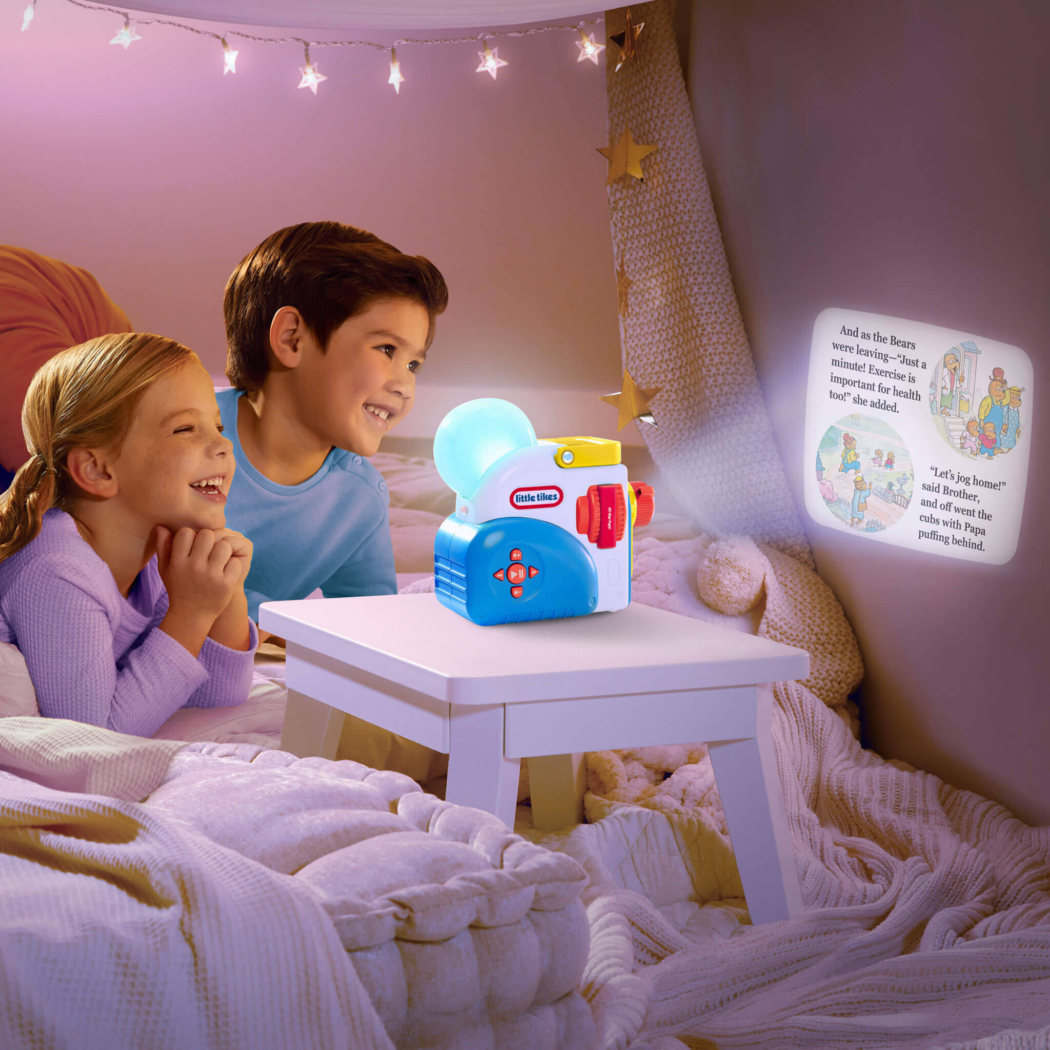 Story Dream Machine™ Random House Berenstain Bears™ Good Lessons Collection - Read-Along Projector Pack with Character and Lights with Projected Stories with Sound Effects