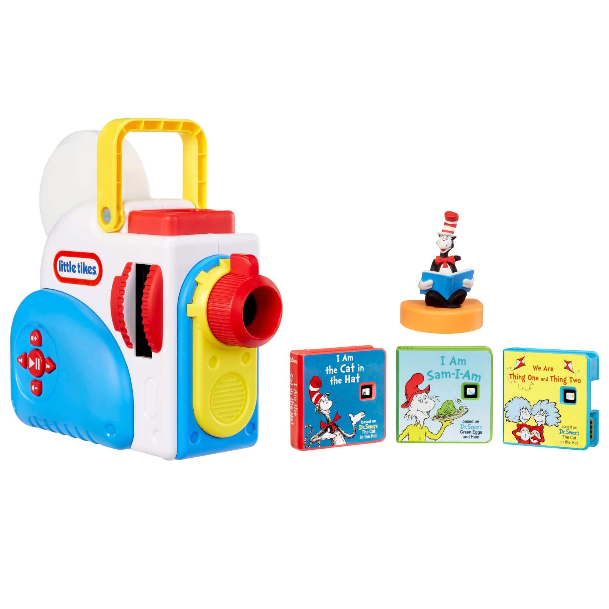 Story Dream Machine™ Dr. Seuss Starter Pack - Dr. Seuss Read-Along Set with Character Figurine with Portable Projected Story Adventures