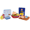 Creative Chefs™ Cheeseburger and Fries Kit - Recipe-Guided Cheeseburger Playset with Utensils with Multi-Step Preparing and Plating