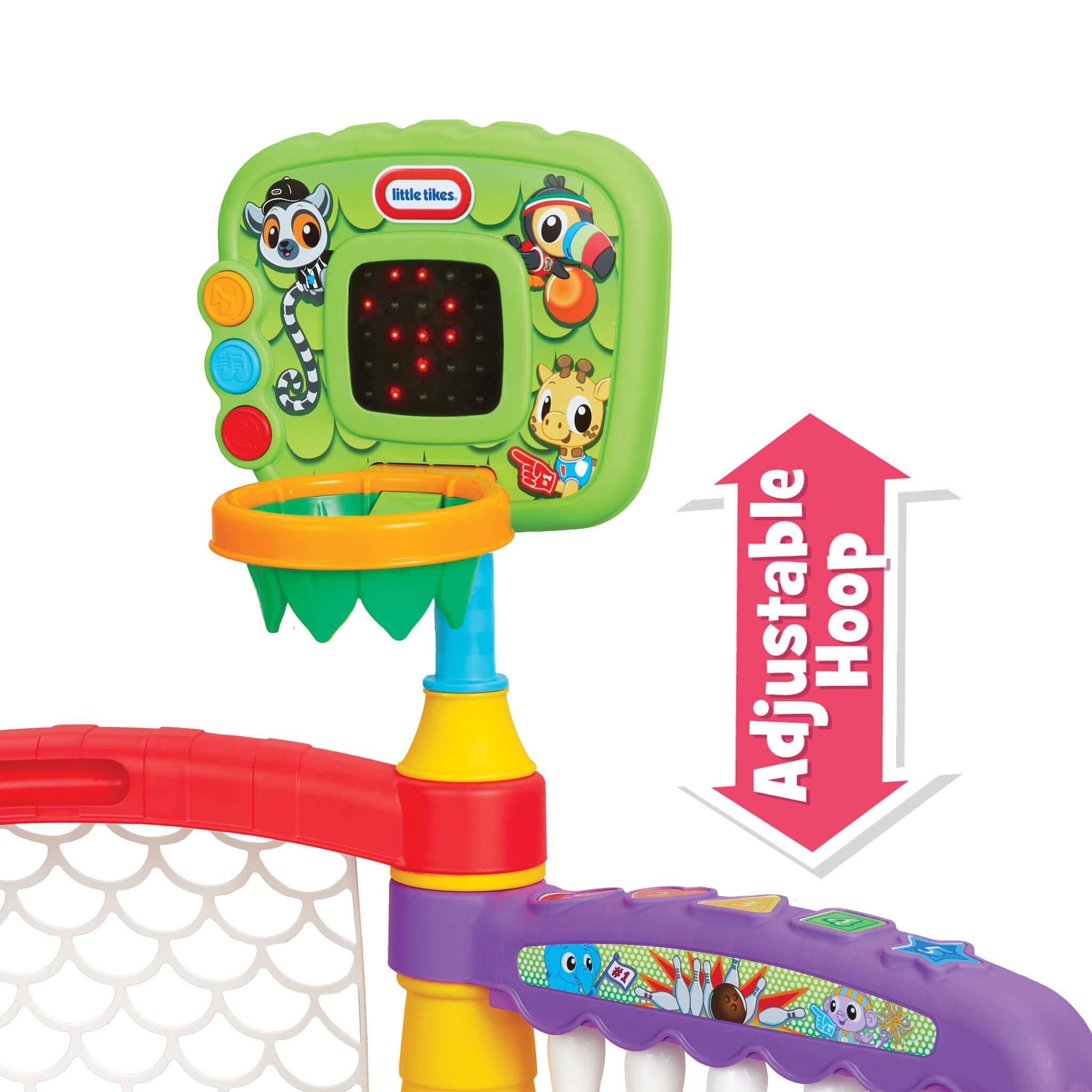 Learn & Play™ 3-in-1 Sports Zone™ - Three-Sport Learning Zone with Lights and Sounds with Multiple Sports in One Playset
