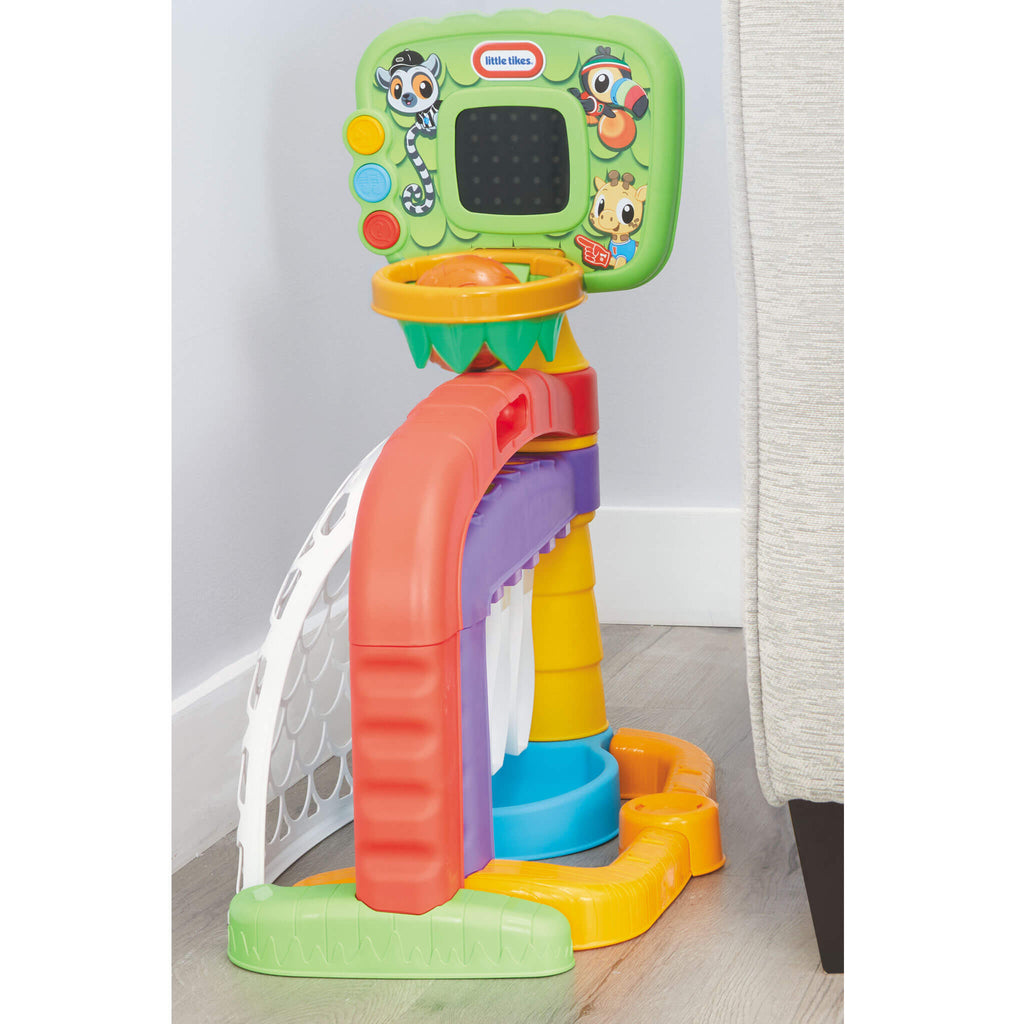 Learn & Play™ 3-in-1 Sports Zone™ - Three-Sport Learning Zone with Lights and Sounds with Multiple Sports in One Playset