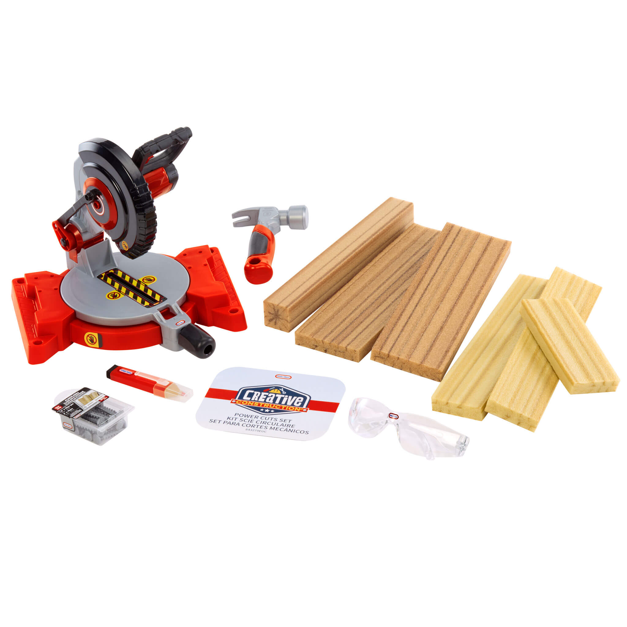 Creative Construction™ Power Cuts Set - Kid-Friendly Cutting Tools and Building Pieces with Hands-On Building and Problem Solving