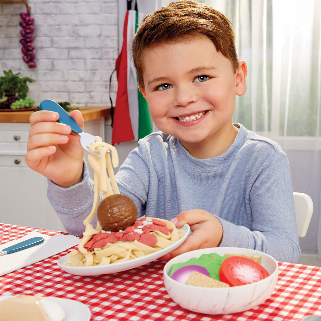 Creative Chefs™ Italian Restaurant Kit - Italian Cooking Kit with Reusable Ingredients with Preparing, Cooking and Serving Adventures
