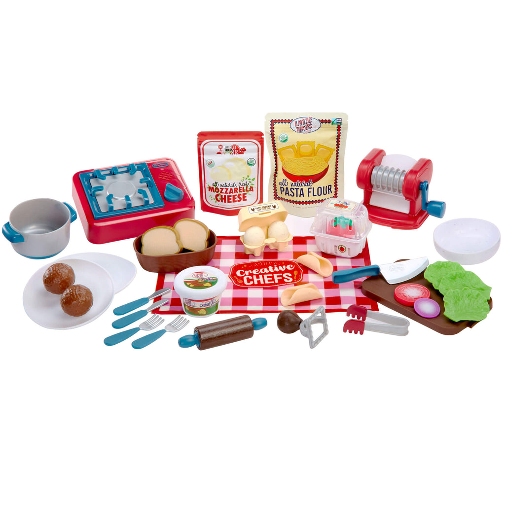 Creative Chefs™ Italian Restaurant Kit - Italian Cooking Kit with Reusable Ingredients with Preparing, Cooking and Serving Adventures