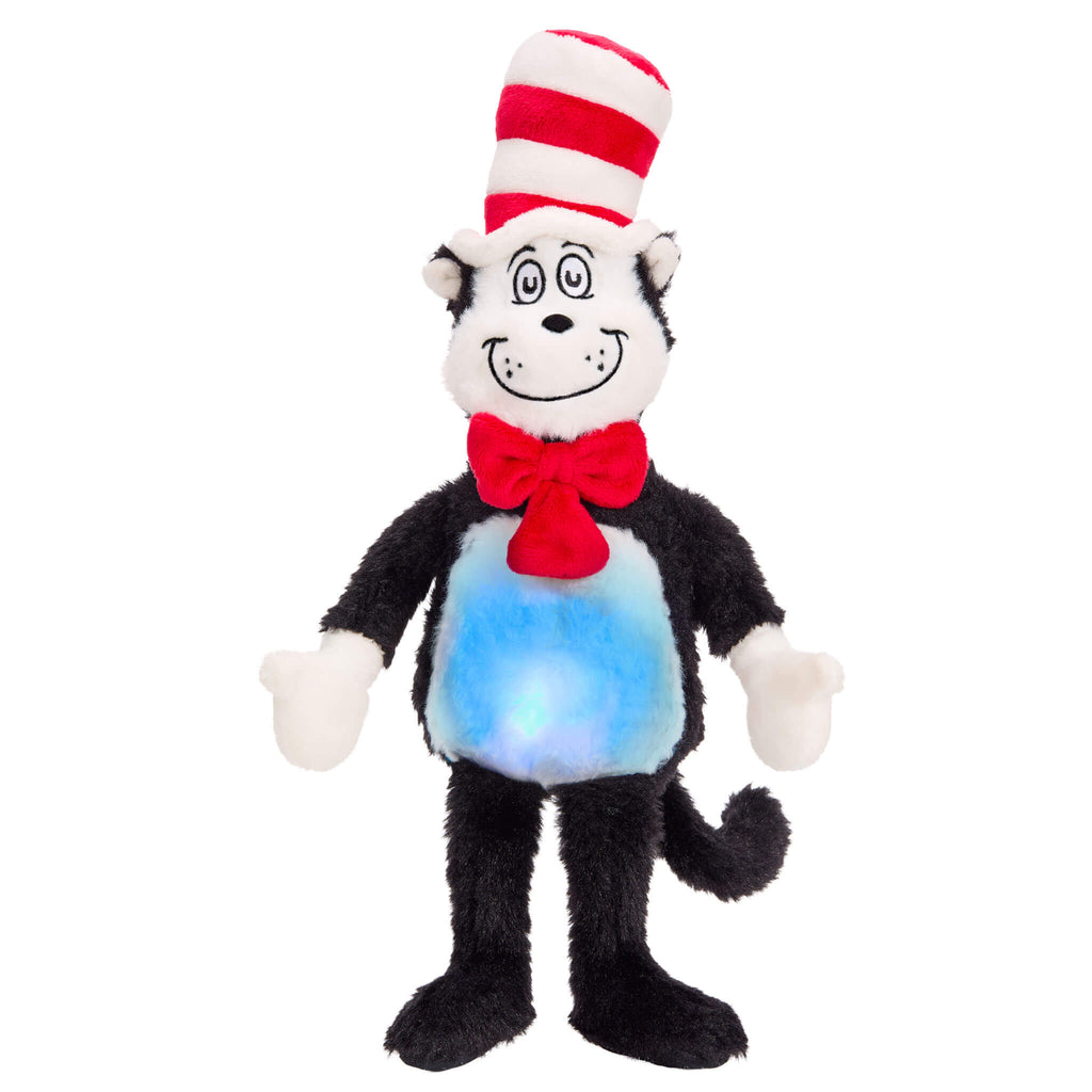 Story Dreamers™ Cat in the Hat Plush™ - Cat in the Hat Plush with Music and White Noise Modes with Talking, Glowing and Musical Interaction