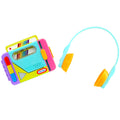 Old School™ Rainbow Remix Music Player - Retro Music Player with Songs, Colors and Numbers with Interactive Lights, Music and Button Play