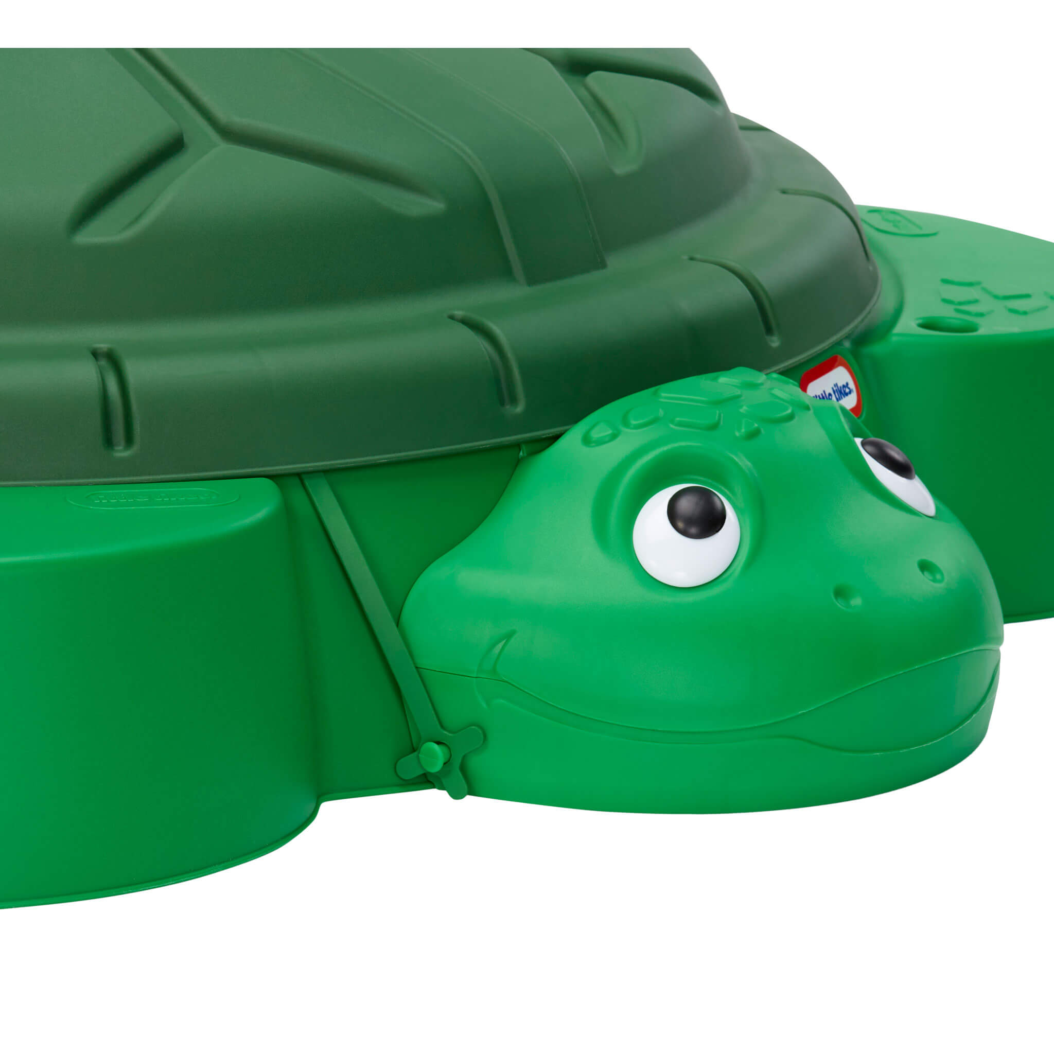 Turtle Sandbox - Classic Turtle Sandbox with Built-In Seats with Covered Outdoor Sand Adventures