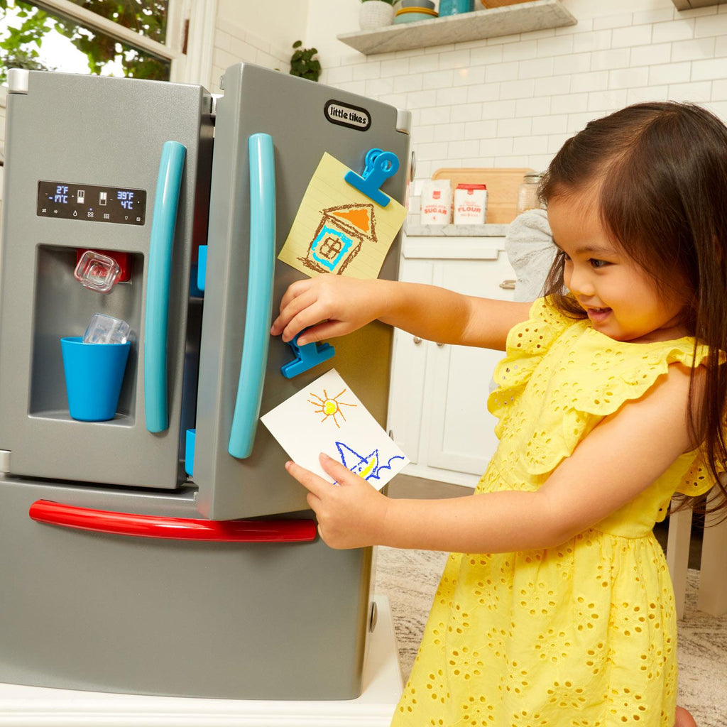 First Fridge - Interactive Play Refrigerator with Working Details with Imaginative Home and Cooking Play