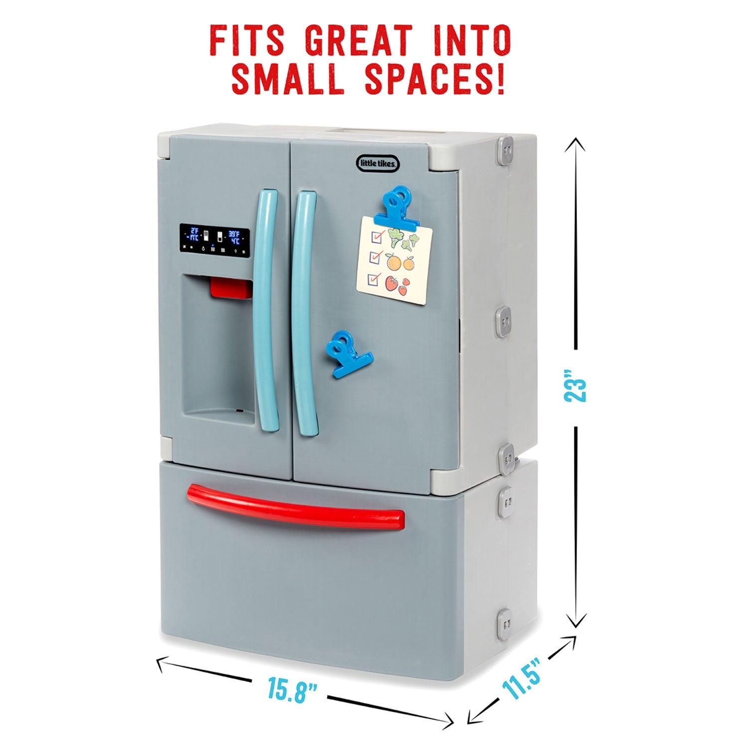 First Fridge - Interactive Play Refrigerator with Working Details with Imaginative Home and Cooking Play