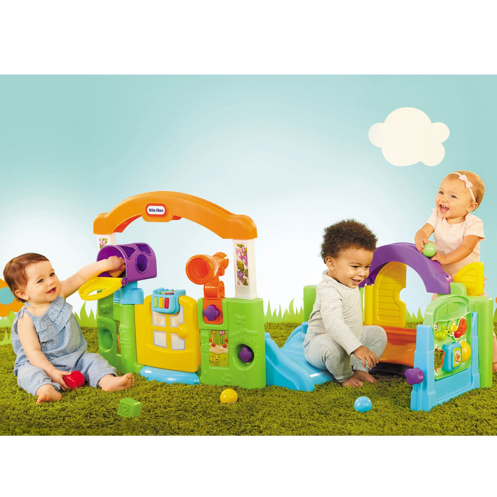 Activity Garden™ - Enclosed-to-Open Activity Garden for Growing Babies with Flexible Activities as Children Grow